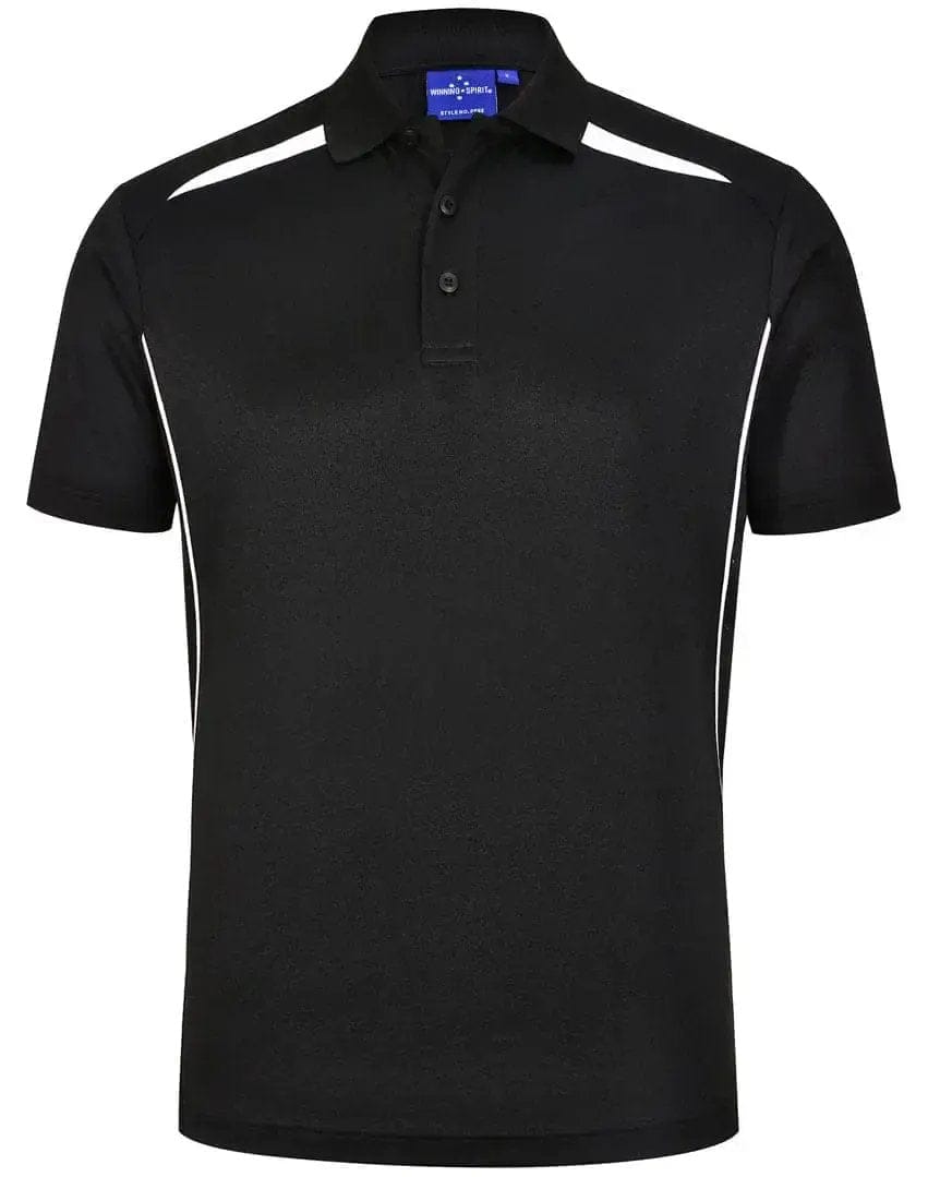 Winning Spirit Men's Sustainable Poly-Cotton Contrast Polo PS93